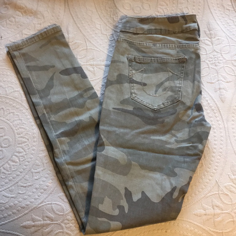 True Religion Camo Skinny Jeans